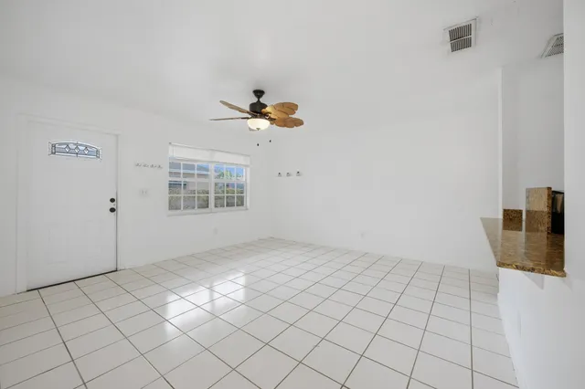 a view of an empty room