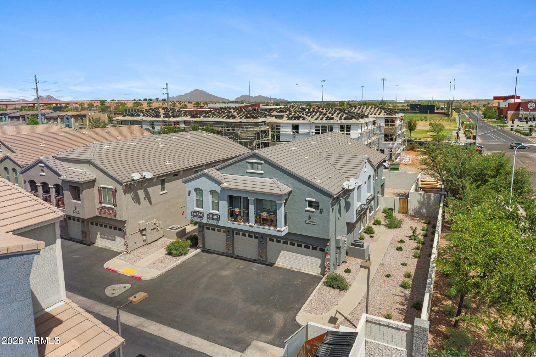 280 South Evergreen Road, Unit 1368 Tempe, AZ 85288 - Photo 33 of 42 an aerial view of a house with a ocean view
