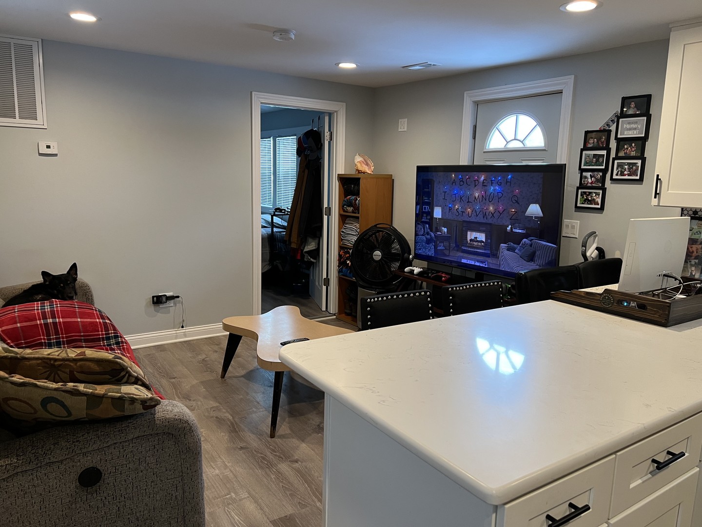 1205 Rattray Drive Algonquin, IL 60102 - Photo 21 of 28 a living room with furniture and a flat screen tv