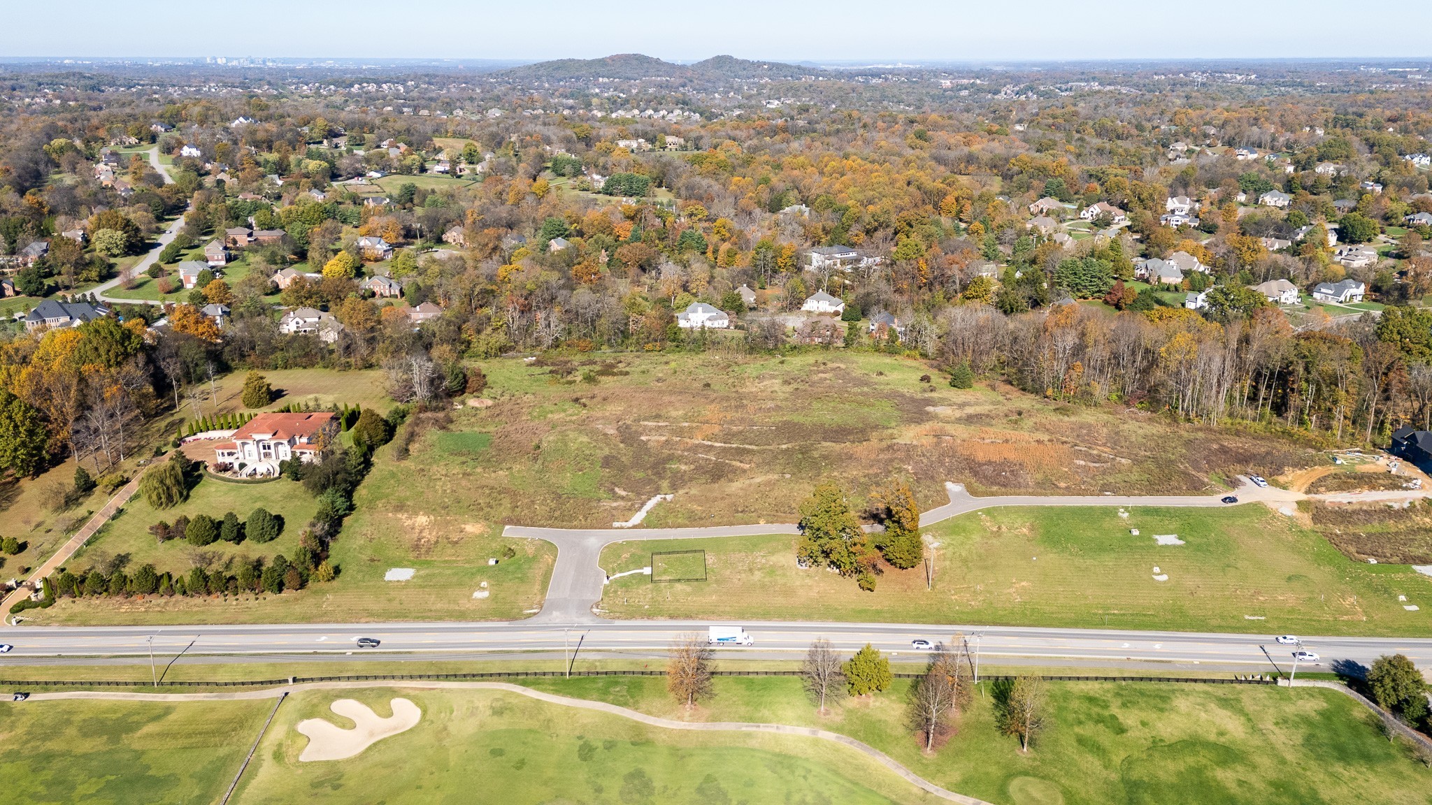 9626 Concord Road Brentwood, TN 37027 - Photo 14 of 21 an aerial view of residential houses with outdoor space and seating