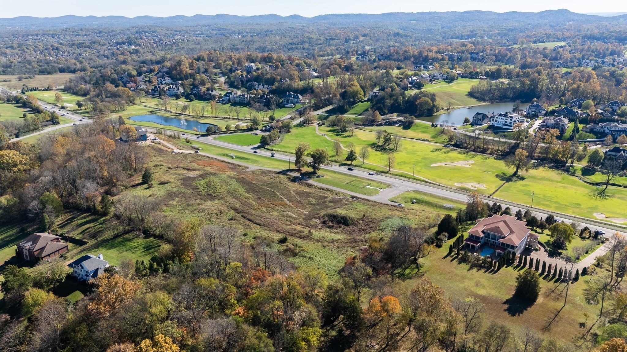 9626 Concord Road Brentwood, TN 37027 - Photo 16 of 21 an aerial view of residential house with outdoor space