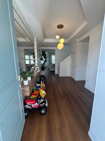 a play room with furniture