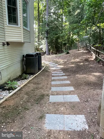 a view of backyard space