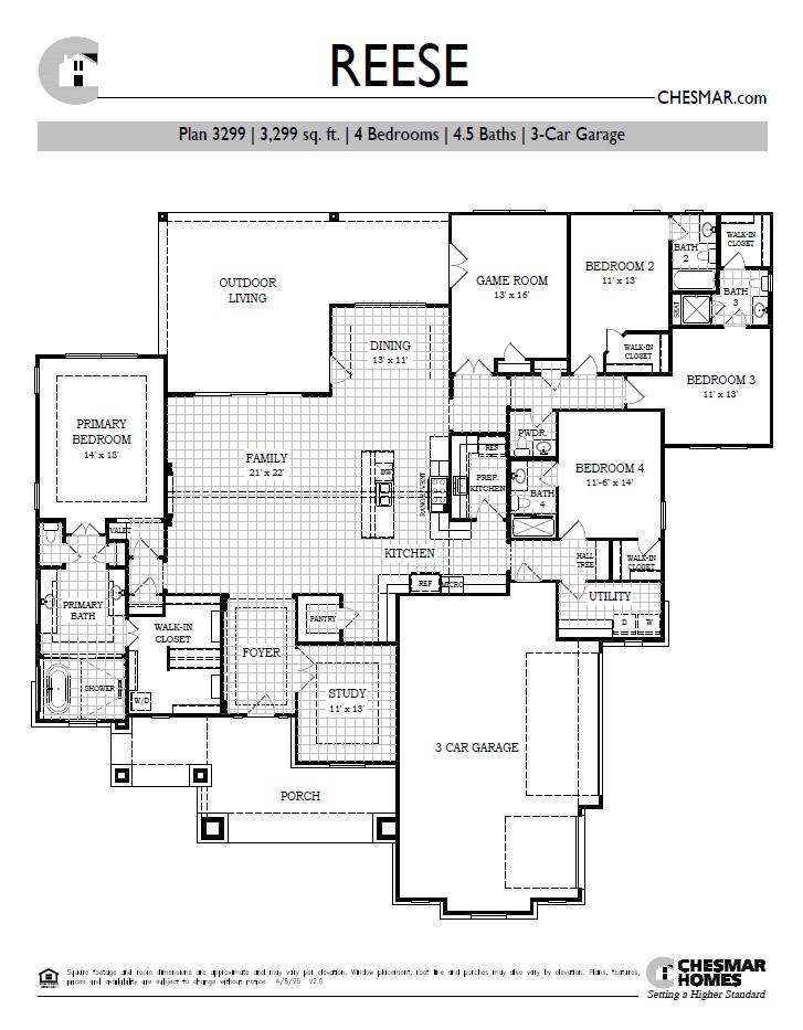 1001 Doelling Drive Georgetown, TX 78633 - Photo 2 of 36 Floor plan