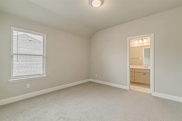 a view of backyard with green space