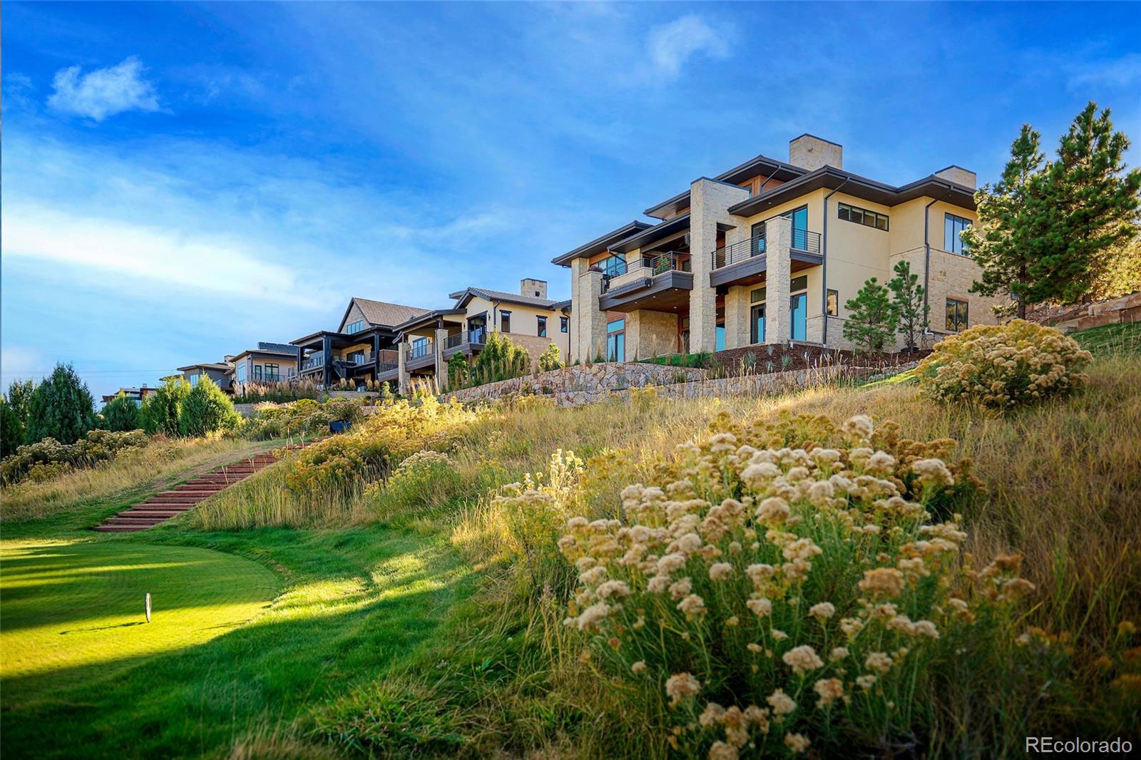 7572 Raphael Lane Littleton, CO 80125 - Photo 45 of 50 a view of a house with a big yard and large trees