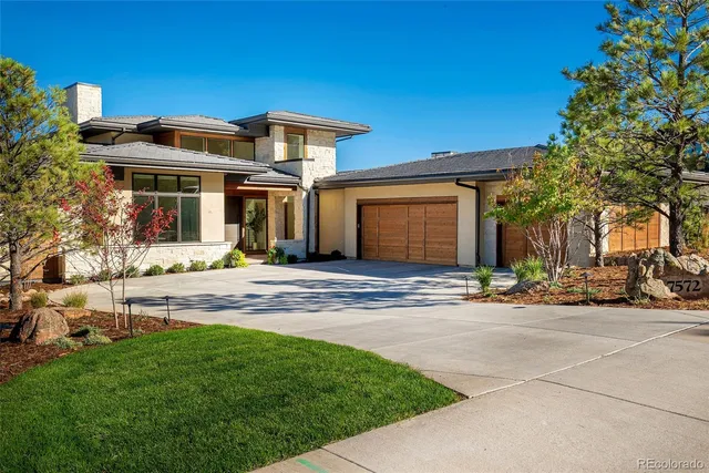 a view of a lake with a mountain in the background