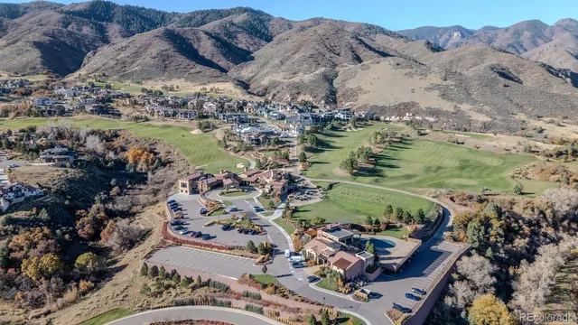 an aerial view of a house having outdoor space
