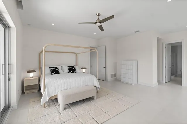 an outdoor space with seating space