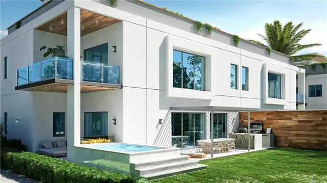 a view of a lake with a mountain view