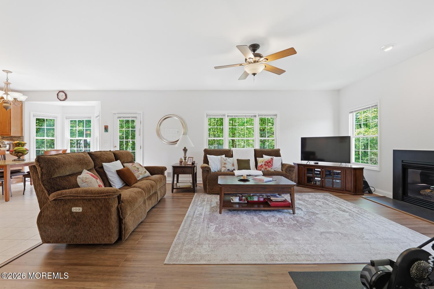 7 Cherry Tree Lane Cream Ridge, NJ 08514 - Photo 14 of 47 a living room with furniture and a flat screen tv