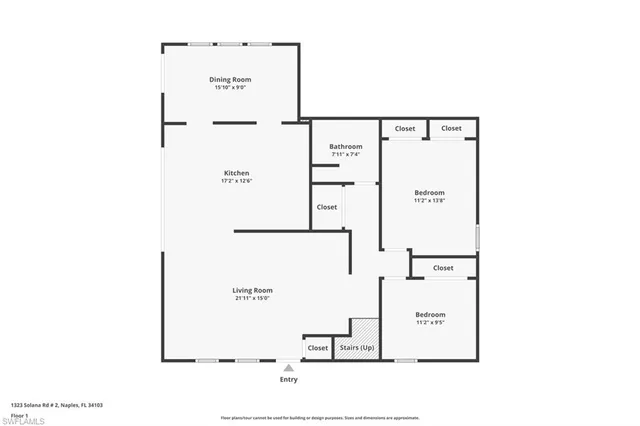 $525,000 | 1323 Solana Road, Unit K2, Naples, FL 34103