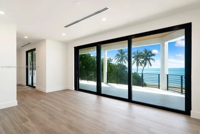 a view of beach and ocean