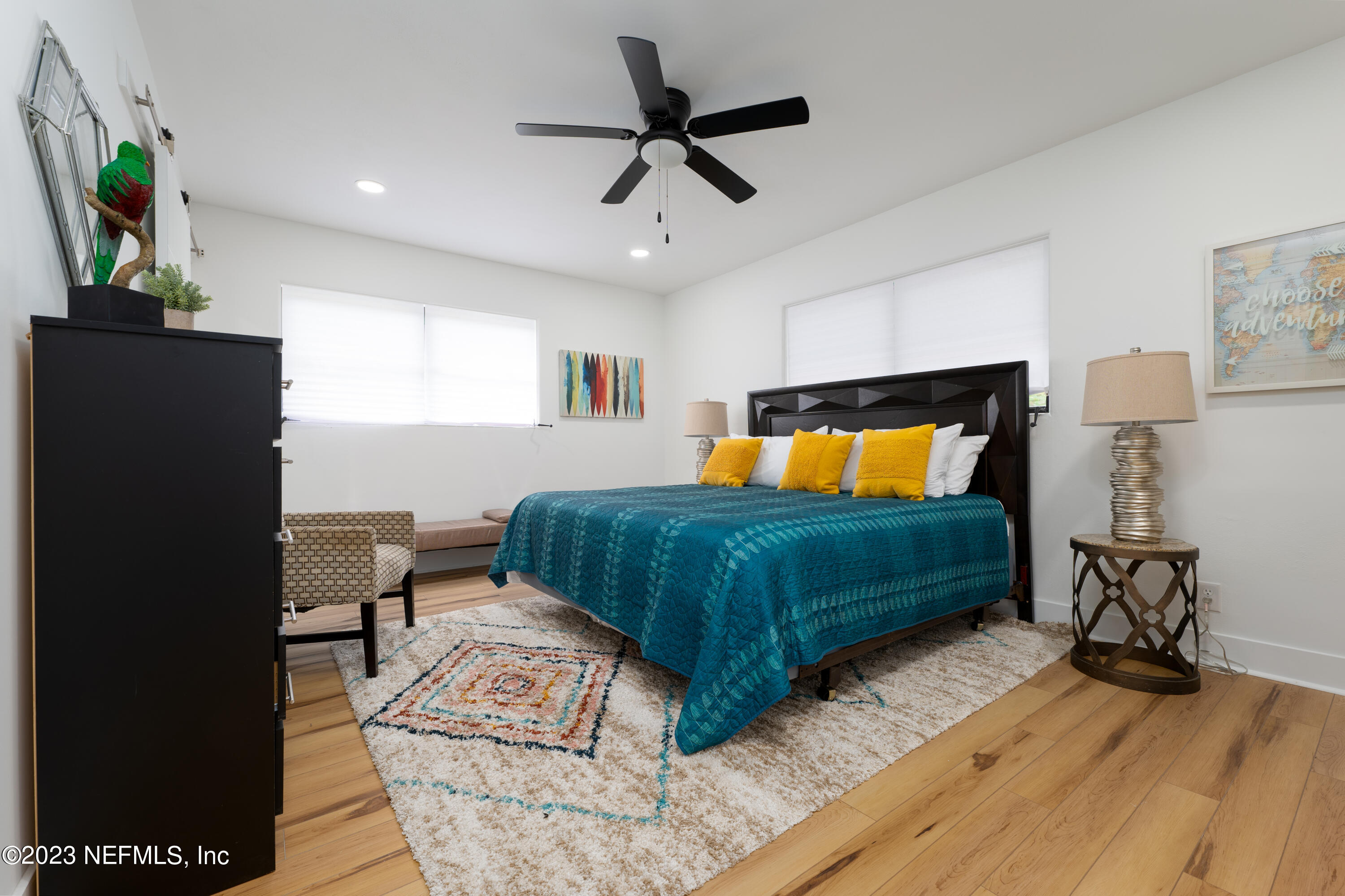 140 Ferrol Road St. Augustine, FL 32084 - Photo 15 of 27 a bedroom with furniture and a window