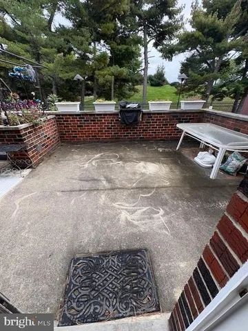 a view of outdoor space with seating