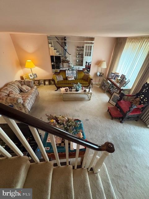3107 South 13th Street Philadelphia, PA 19148 - Photo 7 of 35 a view of a livingroom with furniture and a floor to ceiling window