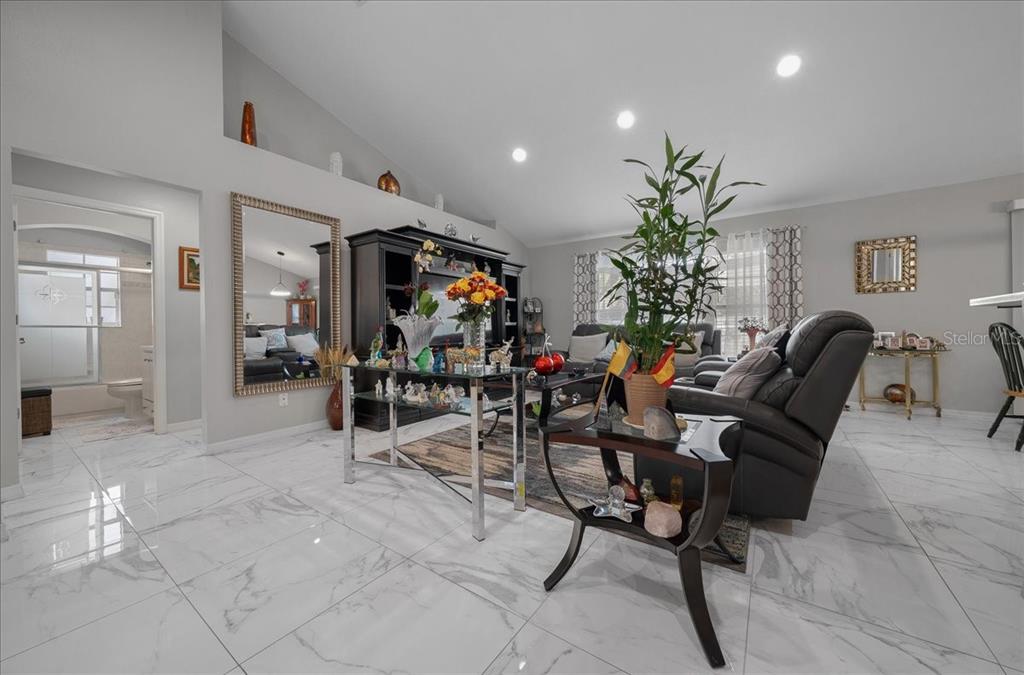 4997 Southwest 107th Loop Ocala, FL 34476 - Photo 6 of 48 a view of a livingroom with furniture and a potted plant