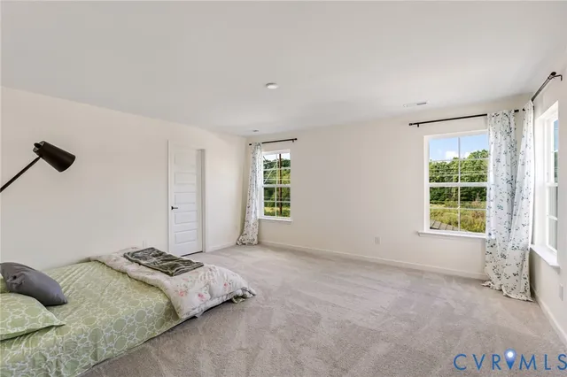 a bathroom with a double vanity sink a toilet and shower