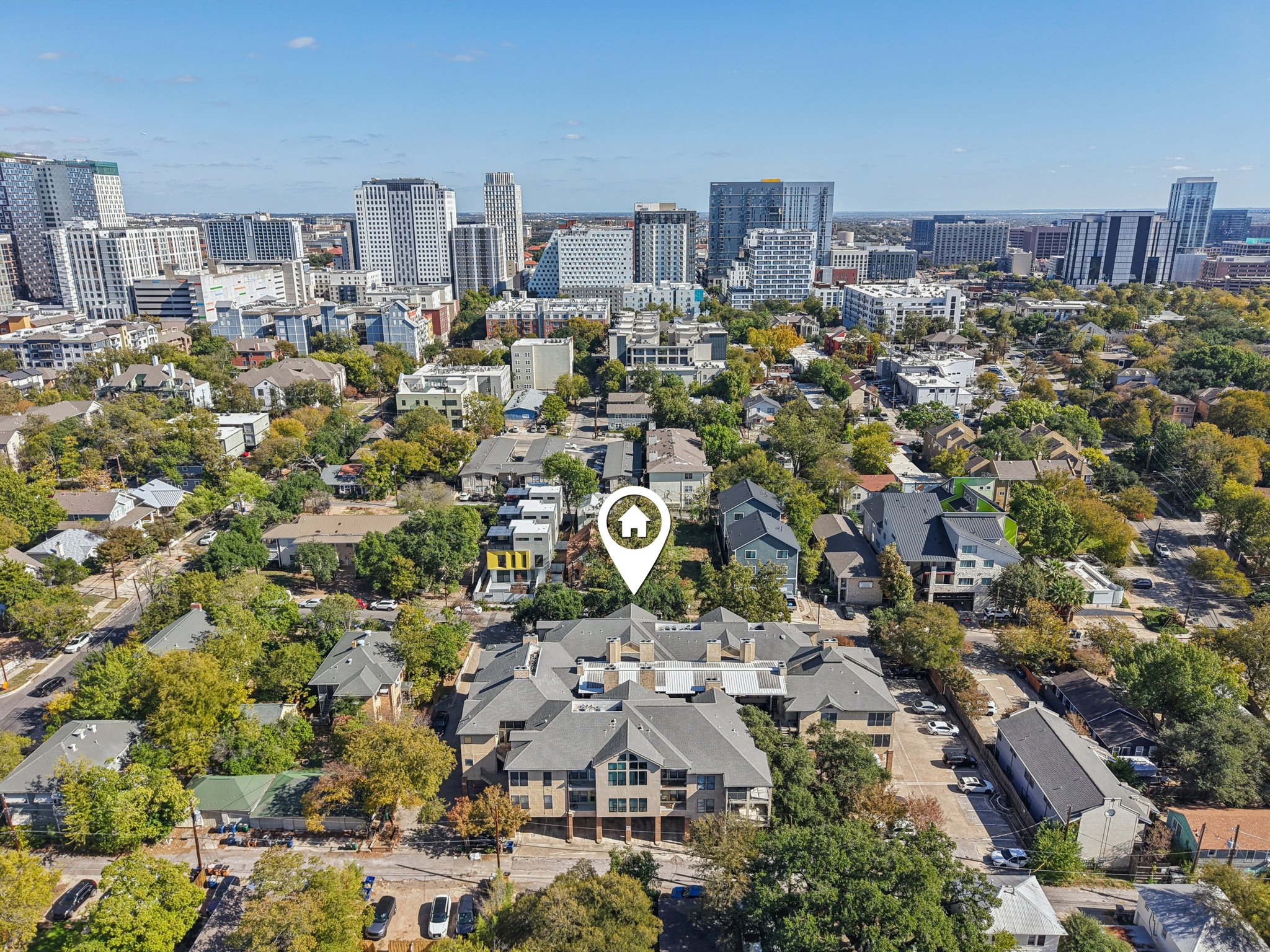 1910 Robbins Place, Unit 301 Austin, TX 78705 - Photo 2 of 29 a view of a city