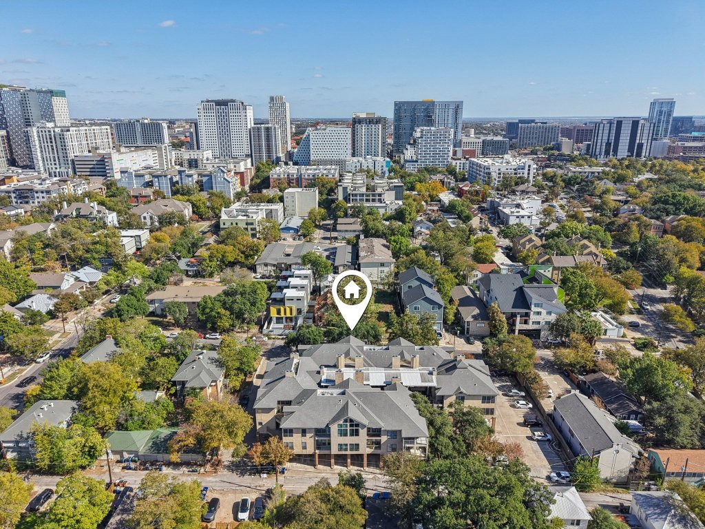 1910 Robbins Place, Unit 301 Austin, TX 78705 - Photo 25 of 29 a view of a city