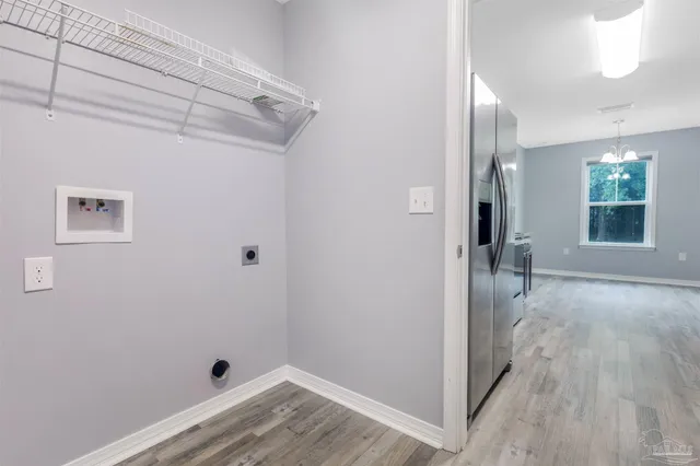 wooden floor in an empty room