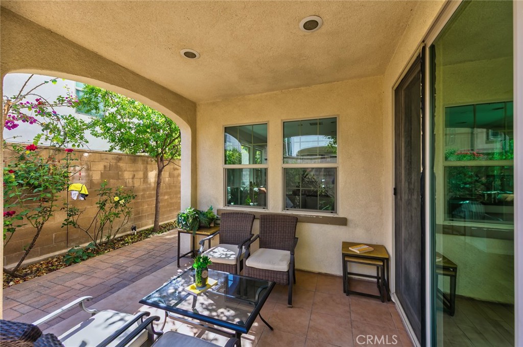 177 Firefly Irvine, CA 92618 - Photo 8 of 22 a outdoor living space with furniture and garden view