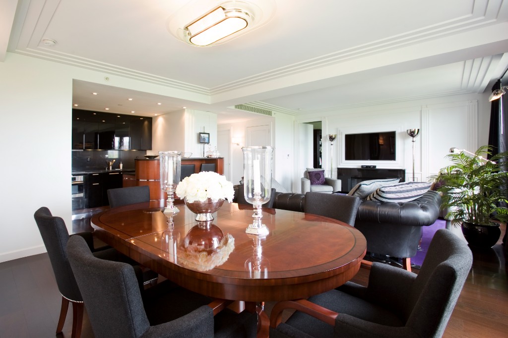 160 Central Park South, Unit 1005 Manhattan, NY 10019 - Photo 2 of 21 a view of a dining room with furniture