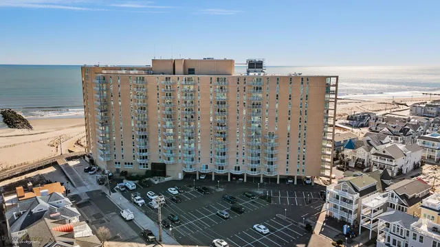 a view of city with ocean