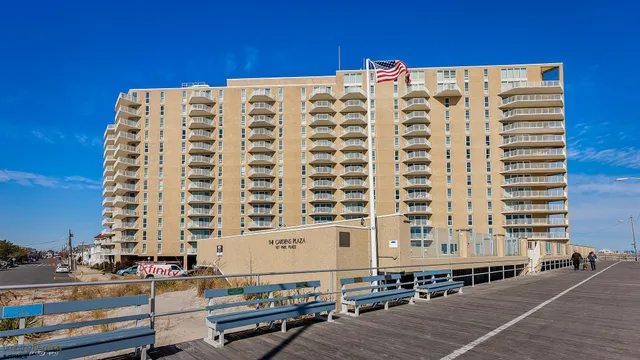 a front view of a building