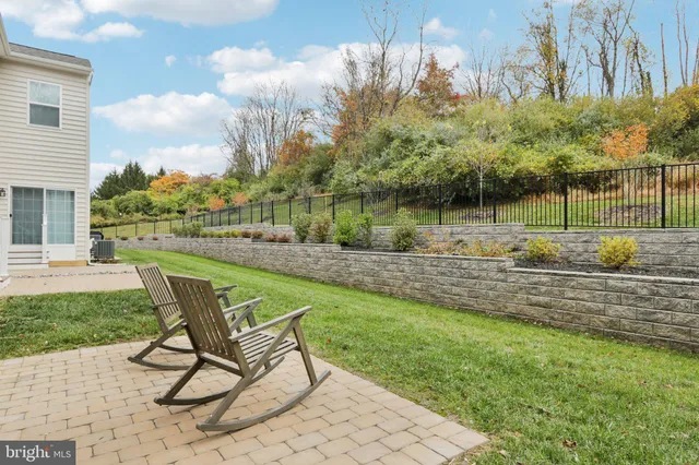 a view of a house with a patio