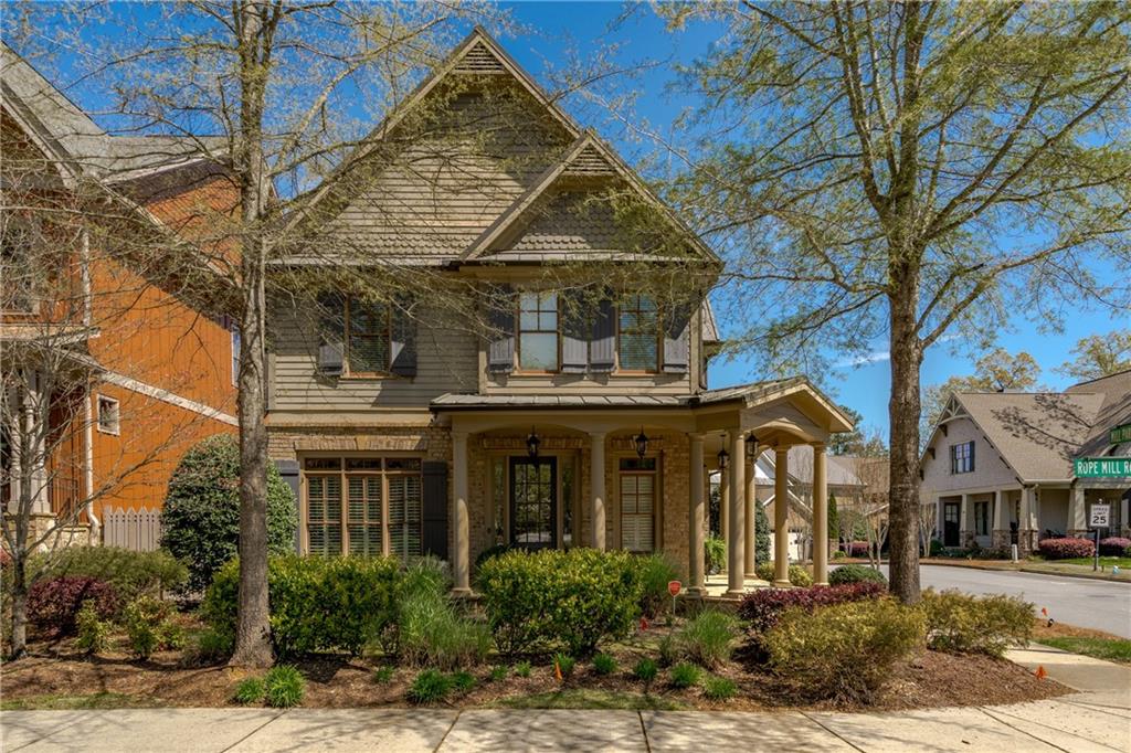 248 Rope Mill Road Woodstock, GA 30188 - Photo 1 of 1 Iconic Woodstock House! Covered Wraparound Porch overlooks neighborhood green space!