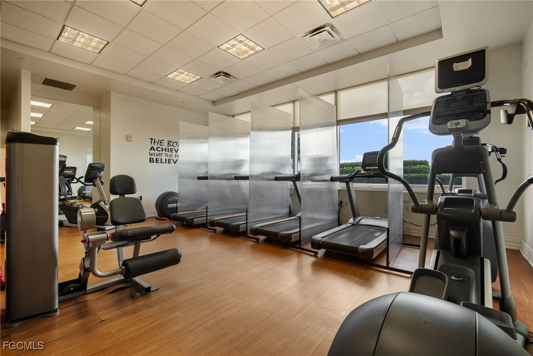 2090 West First Street, Unit F2806 Fort Myers, FL 33901 - Photo 31 of 34 a view of a room with gym equipment