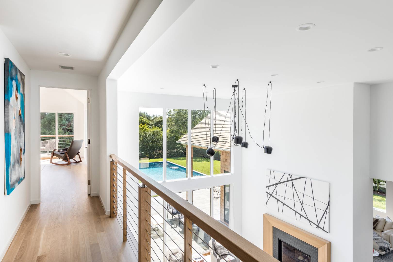370 Pantigo Road East Hampton, NY 11937 - Photo 15 of 33 a view of living room with furniture and floor to ceiling window