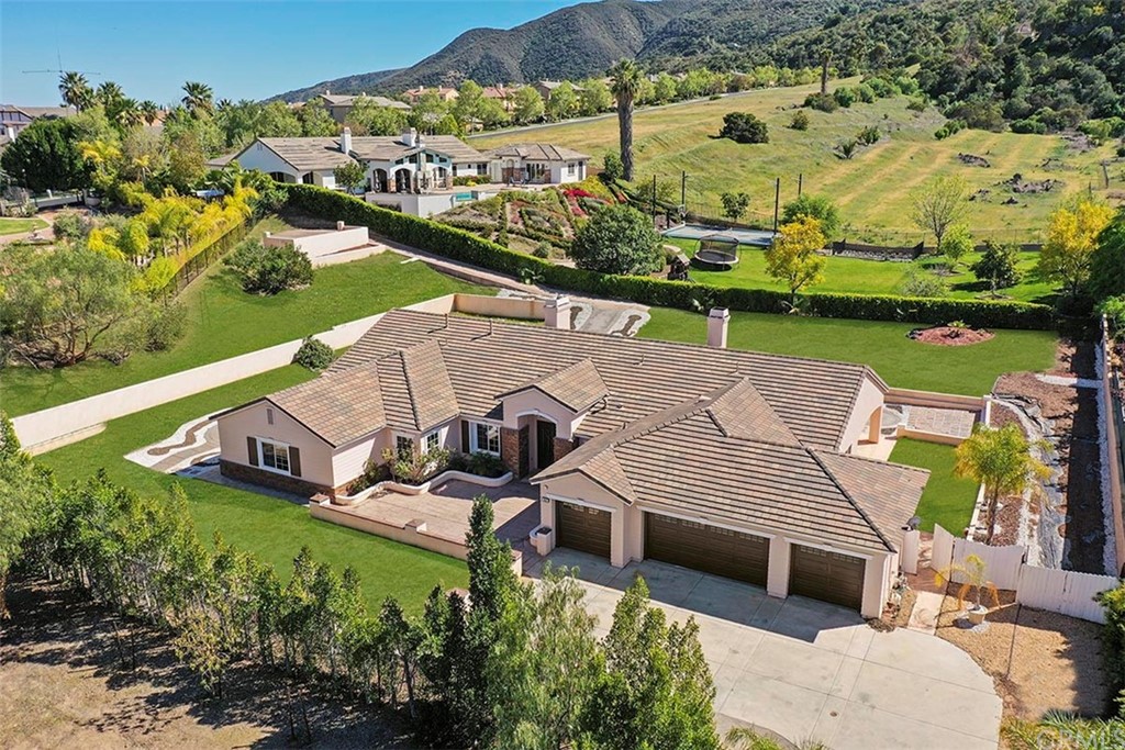 944 Randall Ranch Road Corona, CA 92881 - Photo 1 of 1 an aerial view of a house with a ocean view