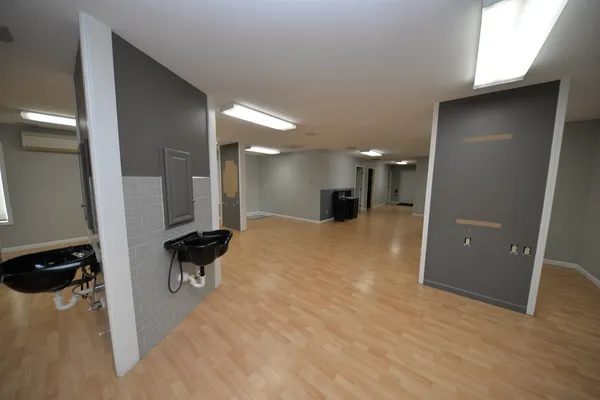 a room with storage and utility