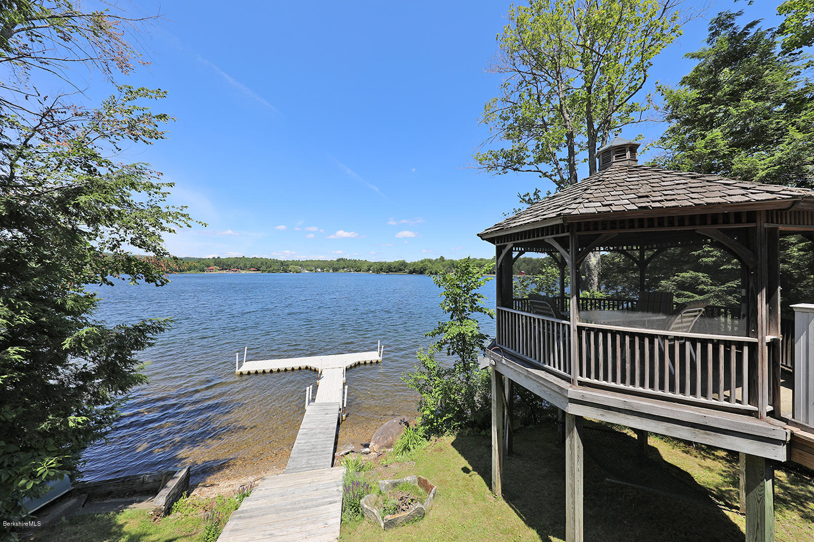 187 Shore Road Hinsdale, MA 01235 - Photo 3 of 32 VIEW FROM THE DECK