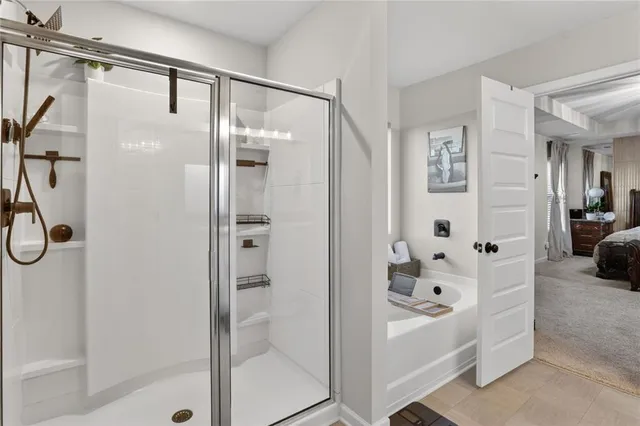 a view of a walk in closet