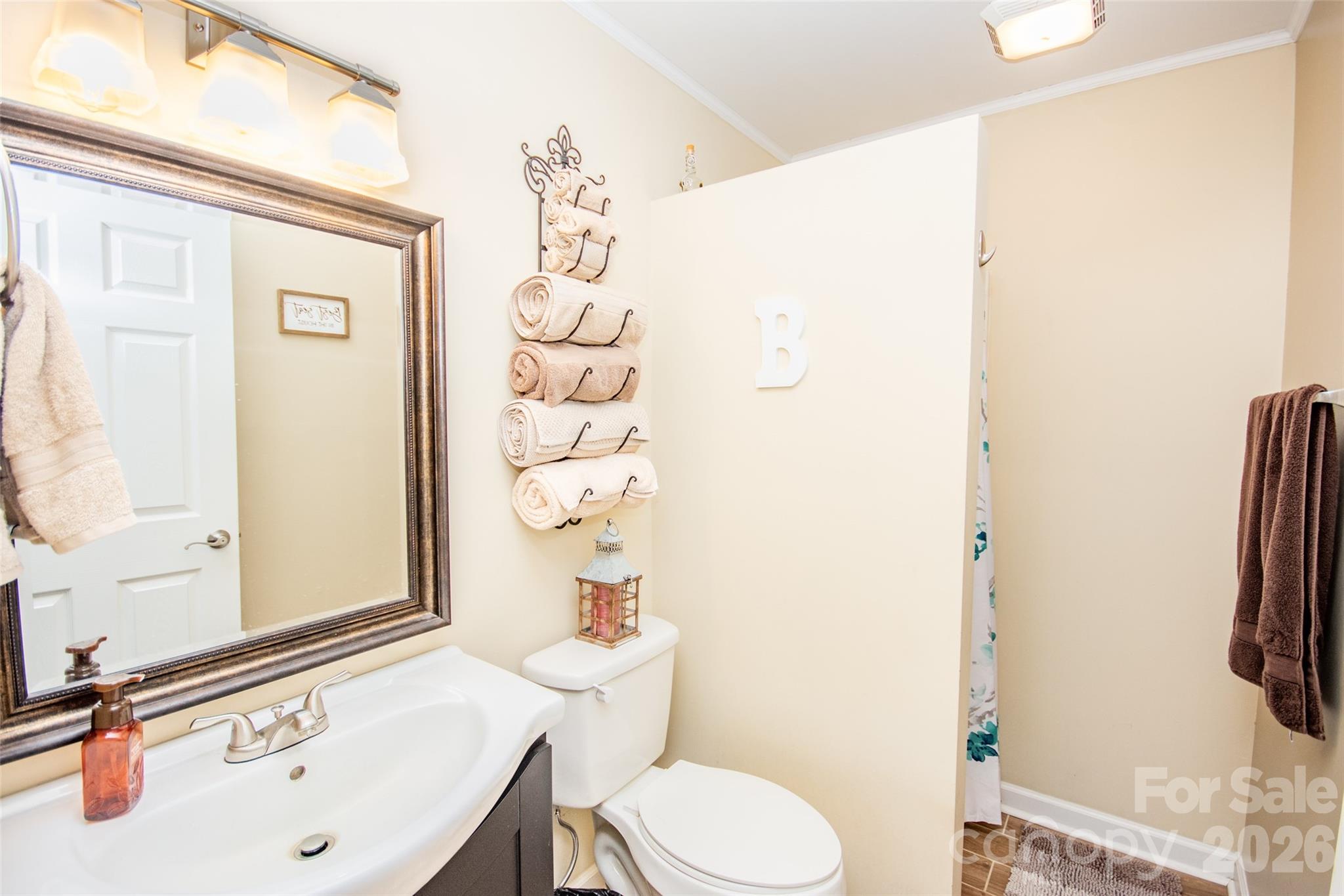 455 Mitch Road Union Grove, NC 28689 - Photo 16 of 44 a bathroom with a sink toilet and shower