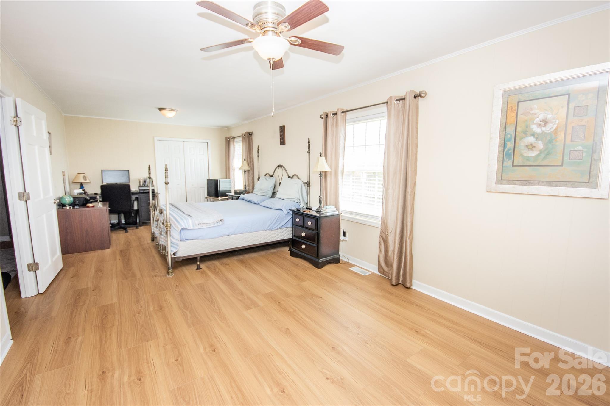 455 Mitch Road Union Grove, NC 28689 - Photo 31 of 44 a bedroom with a bed and furniture