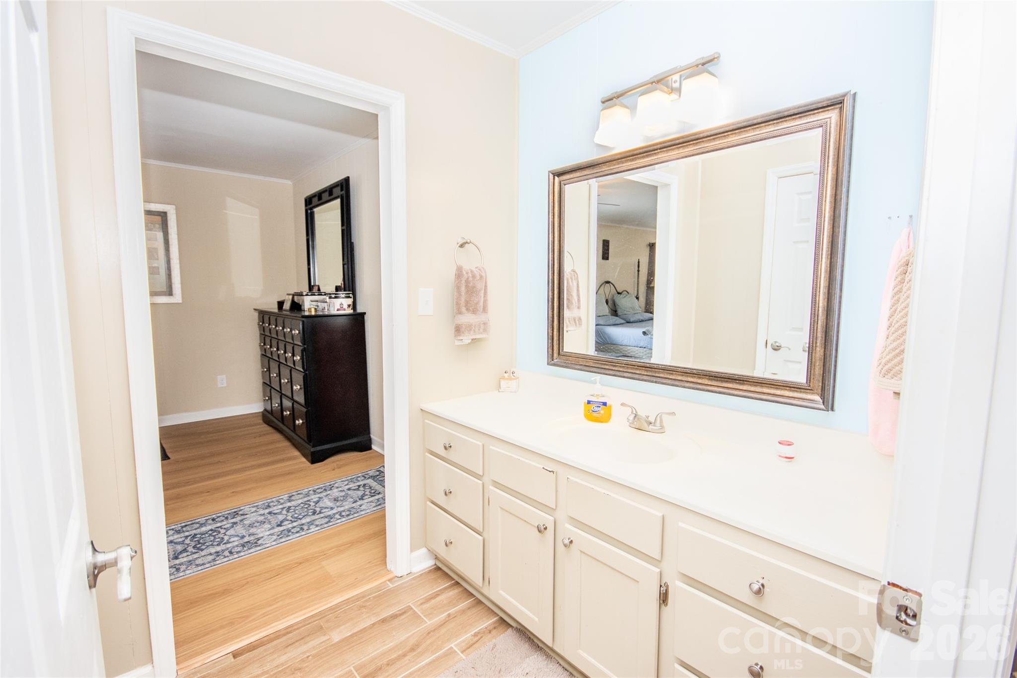 455 Mitch Road Union Grove, NC 28689 - Photo 35 of 44 a view of a kitchen from the hallway