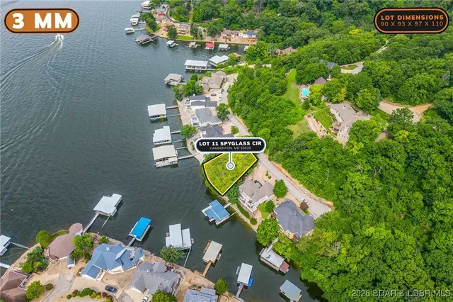 $199,500 | Lot 11 Spyglass Circle, Camdenton, MO 65020