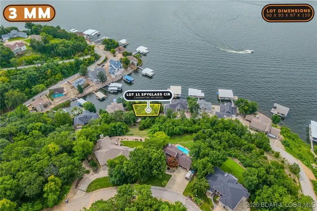 $199,500 | Lot 11 Spyglass Circle, Camdenton, MO 65020