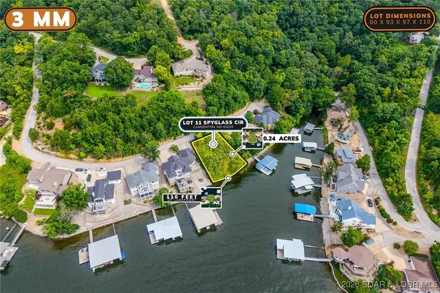 $199,500 | Lot 11 Spyglass Circle, Camdenton, MO 65020