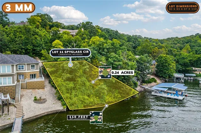 $199,500 | Lot 11 Spyglass Circle, Camdenton, MO 65020