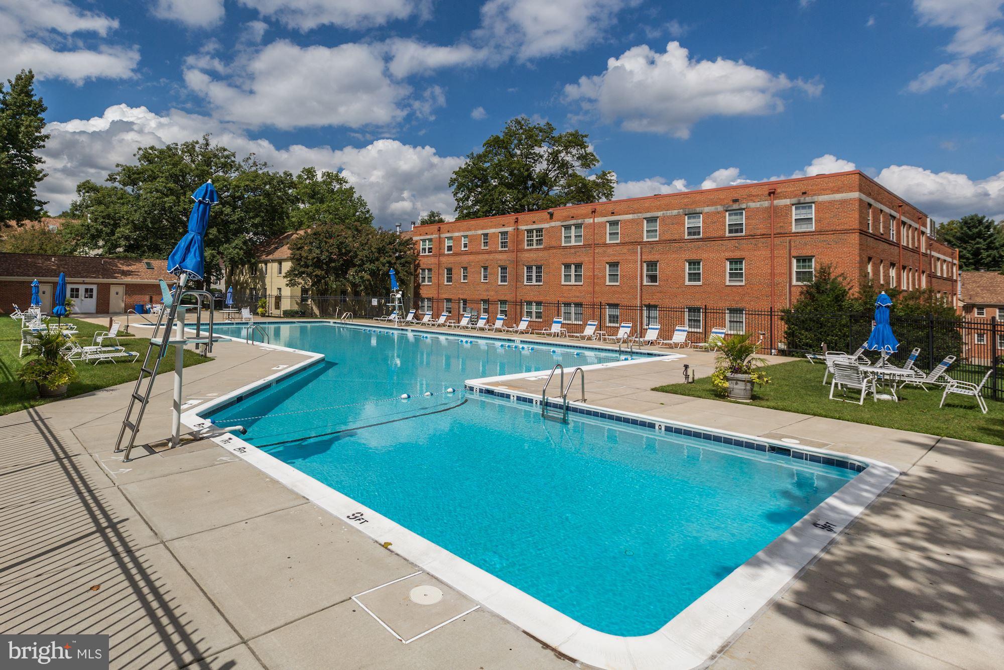 2248 Washington Avenue, Unit 203 Silver Spring, MD 20910 - Photo 28 of 29 a view of swimming pool with outdoor seating and plants