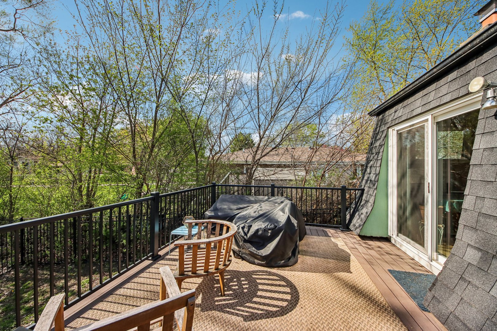 355 Council Trail Lake In The Hills, IL 60156 - Photo 26 of 35 a view of a balcony with couch