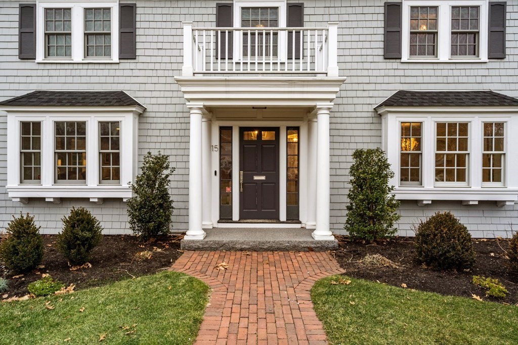 15 Homestead Road Wellesley, MA 02482 - Photo 3 of 35 a front view of a house having yard