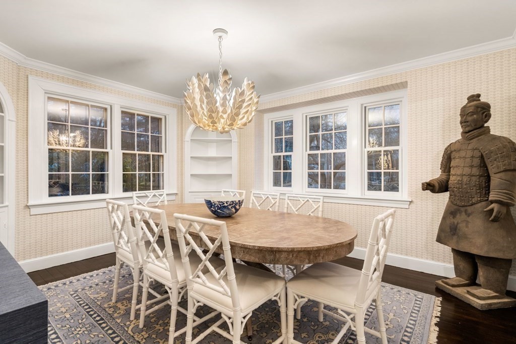 15 Homestead Road Wellesley, MA 02482 - Photo 6 of 35 a view of a dining room with furniture window and outside view