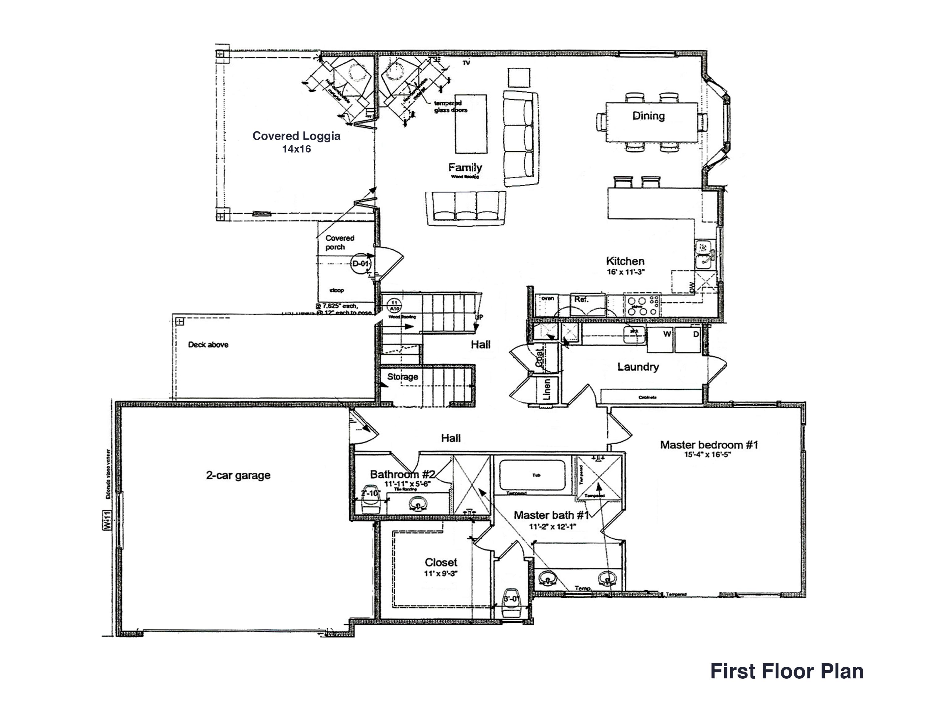 1393 Danielson Road Montecito, CA 93108 - Photo 27 of 29 Danielson-Floor-Plan-1