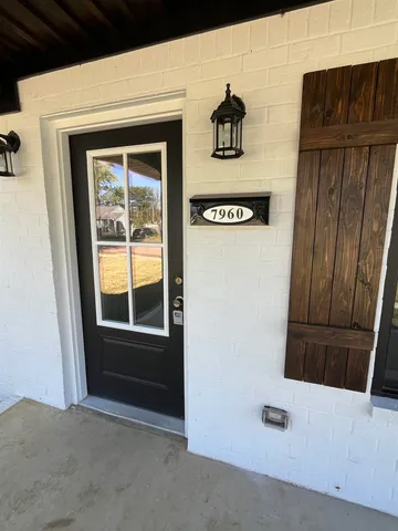 a view of front door
